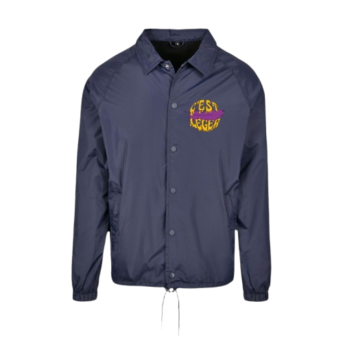 Coach Jacket C’est Léger - Purple Feather - Blue Navy