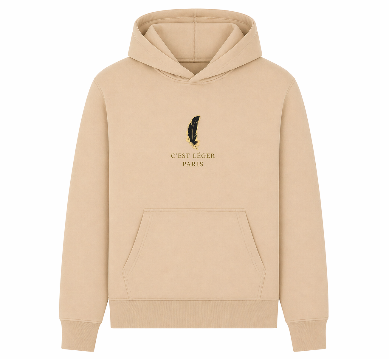 Sweat capuche CLP Beige