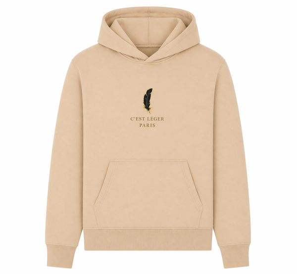 Sweat capuche CLP Beige