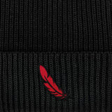 Bonnet Red Feather - C’est Léger - Noir