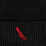Bonnet Red Feather - C’est Léger - Noir