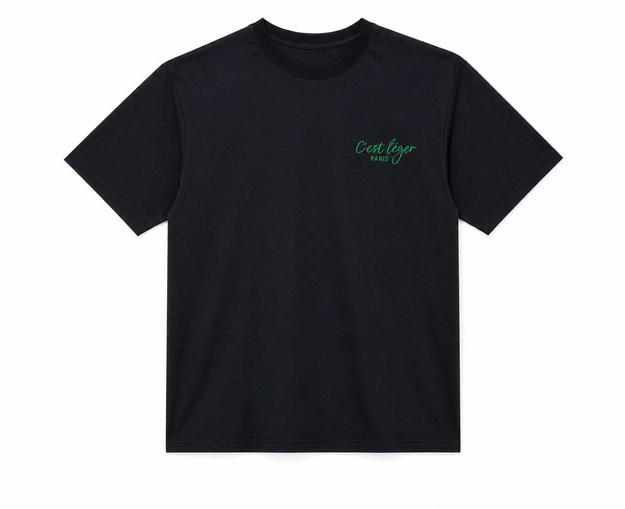 T-Shirt CLP Noir Unisexe Logo Vert