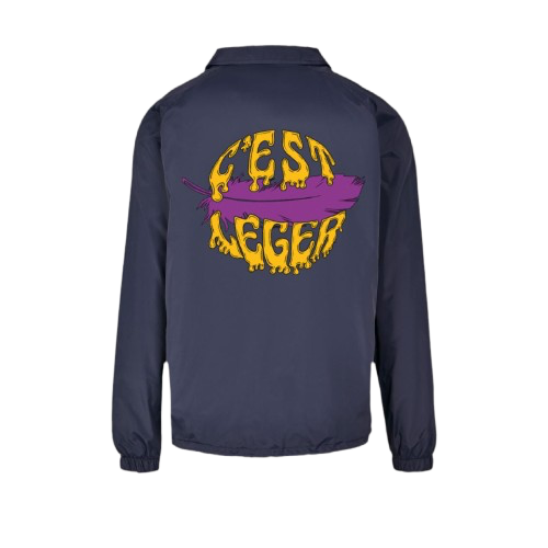 Coach Jacket C’est Léger - Purple Feather - Blue Navy