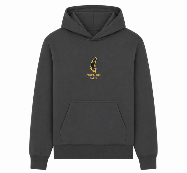 Sweat capuche CLP Gris Volcan