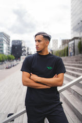 T-Shirt CLP Noir Unisexe Logo Vert